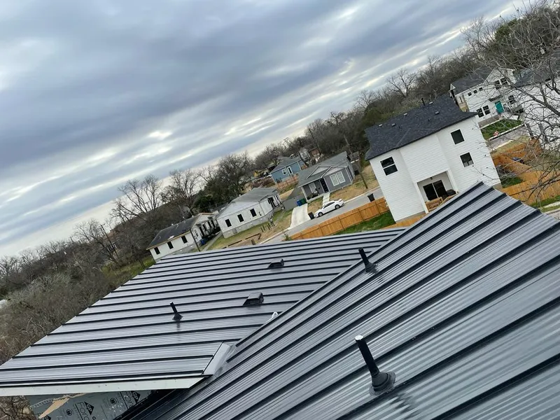 Standing seam metal roof panels with vents for Skylight Repair in Lakeland